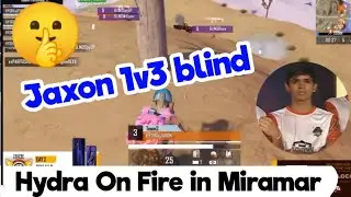 hydra Jaxon 1v3 blind 🤫 Solo 7 kill with back to back wwcd