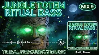 Tribal Ritual Deep Dark Bass (No Vocals) | Mix 8Hypnotic Jungle Psytrance Rave Visualizer 4K #rest