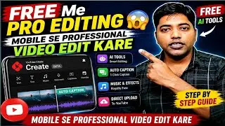 FREE Professional AI Video Editing | YT Create App Tutorial | Tech Rawani Aj