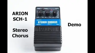 Arion Stereo Chorus SCH-1 Pedal Demo. A little beat up and with a new buffer!