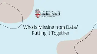 Research Rx Who is Missing from Data Putting it Together