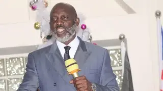 IN CHURCH YESTERDAY, GEORGE WEAH PREACH AND SAID UNITY PARTY PEOPLE LIKE BEGGING FOR FOOD 