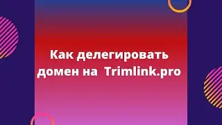 Как делегировать домен на сервис укорачивания ссылок Trimlink.pro с   Reg.ru и хостинга Timeweb