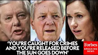 WATCH: Lindsey Graham And Katie Britt Spar With Dems After They Block Migrant Parole Reform Bill