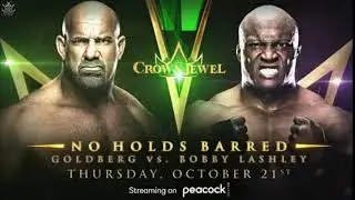 WWE Crown Jewel 2021 (Official Match Card) V1