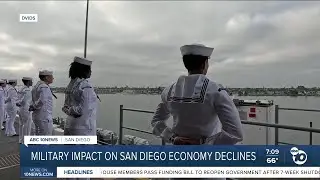 Defense spending decline impacts San Diego's military-dependent economy