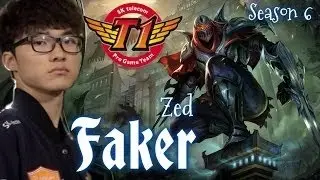SKT T1 Faker- Zed vs Viktor - Mid - Patch 6.4 - KR SoloQueue Replay (February 29th 2016)