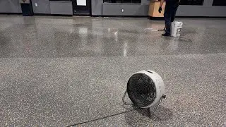 Epoxy Floor Scrubbing and Sealing