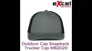 Outdoor Cap Snapback Trucker Cap MB2020  #customcaps #dadhats #embroideredcaps #baseballhat #shorts