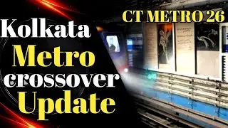 Big News Kolkata Metro  crossover বড় খবর কলকাতা মেট্রো ক্রস ওভার blue line update