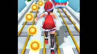 Subway Santa Princess Runner Game | Subway Princess Runner Android Gameplay | New Subway Surfer Game
