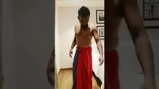 How to wear Men's Sarong in different styles. ( Five Ways By Sri Lankan Man)