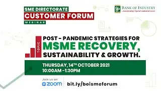 Bank of Industry - SME Customer Forum 2021 Promo Video