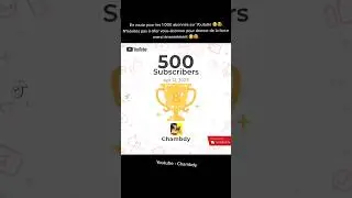 EN ROUTE POUR LES 1000 ABONN&Eacute;S 😊😍 (N'h&eacute;sitez pas &agrave; vous abonner MERCI &Eacute;NORM&Eacute;MENT 😊😍)
