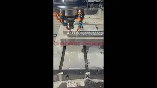 chronos chucks - 600 MM CHRONOS LATHE CHUCK JAW THREADING ON VMC #machine #vmc #cncmaching #cnc