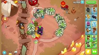 BTD6 Drei Minen Runde auf Unplatzbar