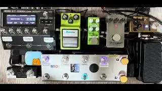 Boss GT1000 Core Pedalboard with Ibanez SD9(1983) setting value