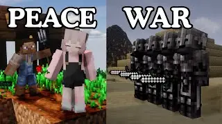 Я симулировал цивилизацию в Minecraft: DESERT против SNOWY