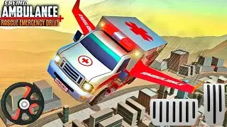 Flying Ambulance Rescue Emergency - Car Amublance Driving - Best Android Gameplay