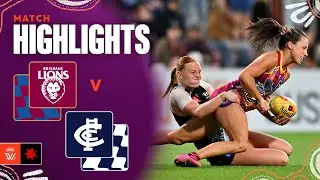 Brisbane Lions v Carlton Highlights | Round 3, 2025 | AFLW