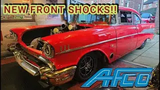 MORE UPGRADES FROM AFCO RACING - FRONT SHOCK INSTALL