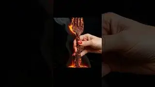 PICK A FORK 😳 #sensory #asmr #relaxing #oddlysatisfying #hairyfork #meditation #sensoryexperience