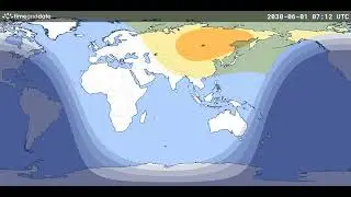 1 июня 2030 года Кольцевое Солнечное затмение Важное для Оренбурга