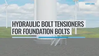 Boltight Hydraulic Bolt Tensioners for Foundation Bolts (Wind Energy)