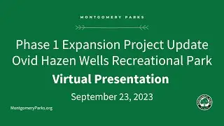 Ovid Hazen Wells Phase 1 expansion project: Update Presentation