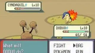 Pokemon Expert Emerald - Catching Cyndaquil