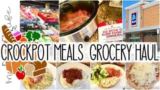 SUMMER CROCKPOT☀️ALDI GROCERY HAUL ☀️