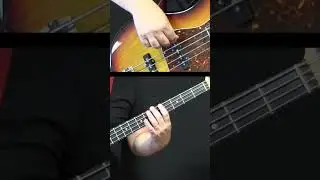 Bass Dont Stop Believing Interlude 2 Slow Version #basstips  #bassguitar #musiclessons