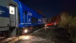 MTA Metro-North Waterbury Branch #1997 w/ GE Genesis P32AC-DM #201 departing for Bridgeport 
