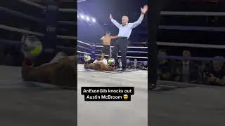#anesongib knocks out #austinmcbroom #boxing @espnringside  #7150