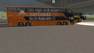  VIAÇÃO CATEDRAL Salvador - BA Parada Aracaju Sentido a Propria no Jogo Word Bus Simulator