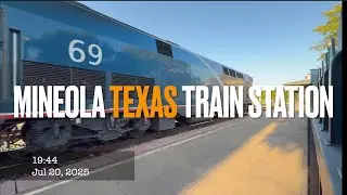 Mineola Texas Train Station Camera4 July 20, 2025 1944 PM 4K 30fps