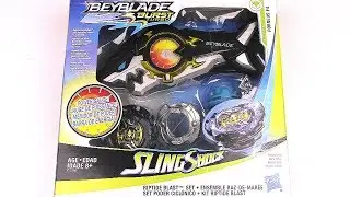 SHARKNADO LAUNCHER!! RIPTIDE BLAST SET!! Beyblade Burst Turbo SlingShock Hasbro
