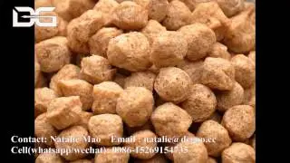 Textured soya protein / soya chunks/ nuggets extrusion processing machinery production line
