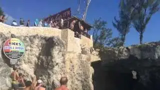 Cliff Jumping at Ricks Cafe in Negril, Jamaica
