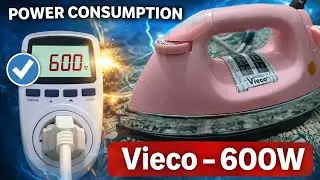 vieco Inverter iron 600 watt made in wah,pakistan with lifetime Element warrenty