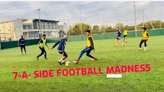 MY Football 7-a-side HIGHLIGHTS | 4 GOALS, CRAZY FOOTBALL SKILLS | HOW TO PLAY 7 A SIDE FOOTBALL