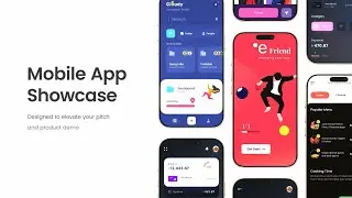 Mobile App Showcase Mockup - After Effects Template
