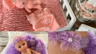 Babyprops для фотосессии новорождённой девочки || аксессуары своими руками ||