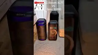 Сравнение громкости LG XL7S и Sony XV800 (полный тест)
