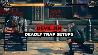 200 IQ Devil Jin Deadly Setups | Tekken 8