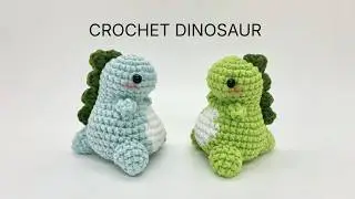 Easy Crochet Dinosaur Tutorial 🦖 | Beginner Friendly Amigurumi