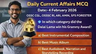 4 February 2026 Current Affairs MCQs SHIKSHA247ODIA | Current affairs  MCQ l Today current  affairs