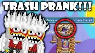 Growtopia| TRASH PRANK ON MY FRIEND!!!