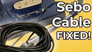 Sebo Vacuum Cable Replacement &ndash; WATCH THIS FIRST!
