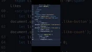 like BUTTON | HTML CSS JS